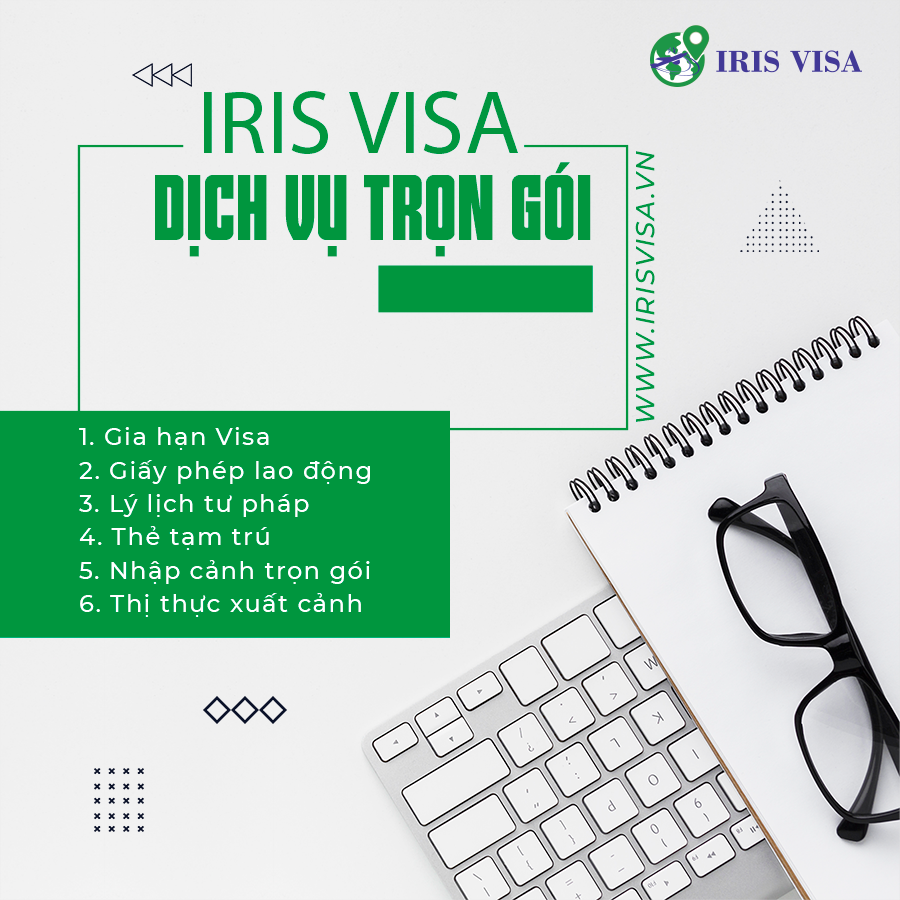 Các dịch vụ trọn gói tại IRIS Visa