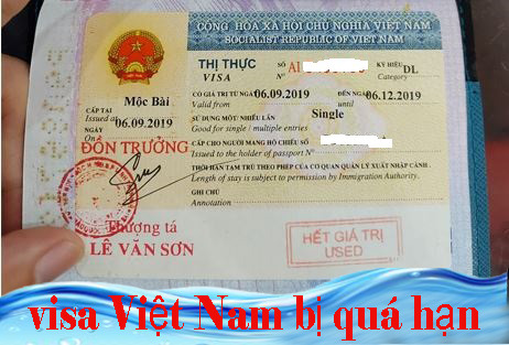 visa Việt Nam bị quá hạn